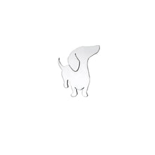 Load image into Gallery viewer, Dachshund Brooch - Silver |I - WeeShopyDog