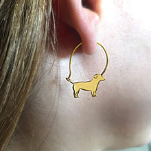 Load image into Gallery viewer, Jack Russell Earrings - 14K Gold-Plated - WeeShopyDog
