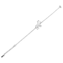 Load image into Gallery viewer, French Bulldog Bracelet and Stud Earrings SET - Silver/14K Gold-Plated |Line - WeeShopyDog