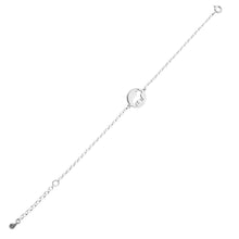 Load image into Gallery viewer, French Bulldog Charm Bracelet - Silver/14K Gold-Plated |Line Circle