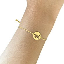 Load image into Gallery viewer, Cat Bracelet - 14K Gold-Plated Charm - WeeShopyDog