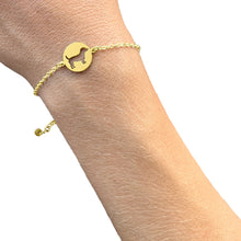 Load image into Gallery viewer, Jack Russell Charm Bracelet - Silver/14K Gold-Plated |Line Circle