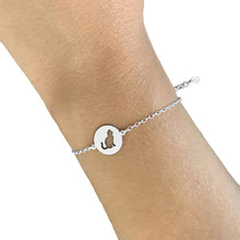 Load image into Gallery viewer, Cat Bracelet - Silver Charm - WeeShopyDog