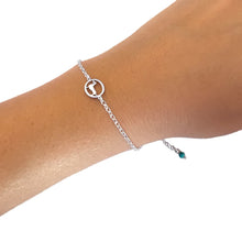 Load image into Gallery viewer, Dachshund Bracelet - Silver |Line Oval - WeeShopyDog