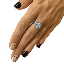 Load image into Gallery viewer, Dachshund Long Haired Ring - Silver - WeeShopyDog