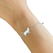 Load image into Gallery viewer, Cat Bracelet - Silver - WeeShopyDog
