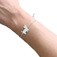 Load image into Gallery viewer, Yorkie Bracelet - Silver - WeeShopyDog
