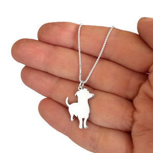 Jack Russell Necklace - Silver - WeeShopDog