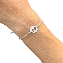 Load image into Gallery viewer, Pug Charm Bracelet - Silver - WeeShopyDog