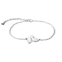 Load image into Gallery viewer, Dachshund Bracelet - Silver |Side - WeeShopyDog