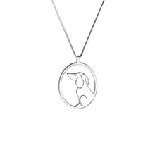 Load image into Gallery viewer, Dachshund Pendant Necklace - Silver/14K Gold-Plated |Image - WeeShopyDog