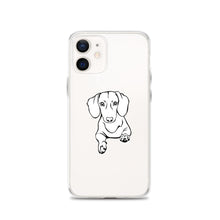 Load image into Gallery viewer, Dachshund Play - iPhone Case