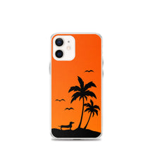 Load image into Gallery viewer, Dachshund Palm Tree - iPhone Case