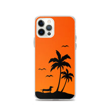 Load image into Gallery viewer, Dachshund Palm Tree - iPhone Case