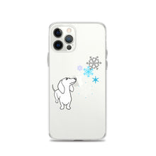 Load image into Gallery viewer, Dachshund Snowflakes - iPhone Case