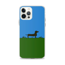 Load image into Gallery viewer, Dachshund Line Grass - iPhone Case