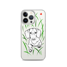 Load image into Gallery viewer, Dachshund Play Grass - iPhone Case