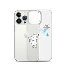 Load image into Gallery viewer, Dachshund Snowflakes - iPhone Case