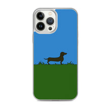 Load image into Gallery viewer, Dachshund Line Grass - iPhone Case
