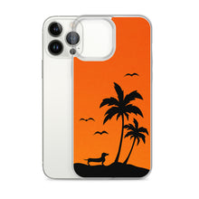 Load image into Gallery viewer, Dachshund Palm Tree - iPhone Case