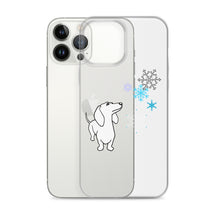 Load image into Gallery viewer, Dachshund Snowflakes - iPhone Case