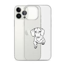 Load image into Gallery viewer, Dachshund Play - iPhone Case