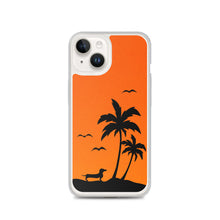 Load image into Gallery viewer, Dachshund Palm Tree - iPhone Case