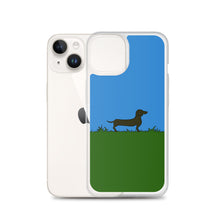 Load image into Gallery viewer, Dachshund Line Grass - iPhone Case