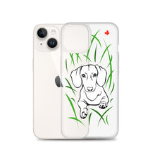 Load image into Gallery viewer, Dachshund Play Grass - iPhone Case