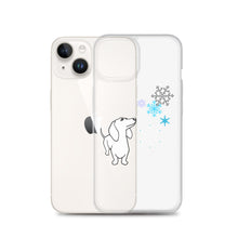 Load image into Gallery viewer, Dachshund Snowflakes - iPhone Case