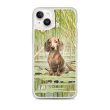 Load image into Gallery viewer, Dachshund Lotus - iPhone Case
