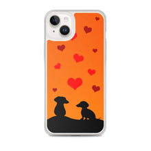 Load image into Gallery viewer, Dachshund In Love - iPhone Case