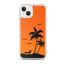 Load image into Gallery viewer, Dachshund Palm Tree - iPhone Case