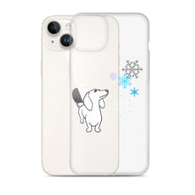 Load image into Gallery viewer, Dachshund Snowflakes - iPhone Case
