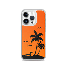 Load image into Gallery viewer, Dachshund Palm Tree - iPhone Case