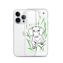 Load image into Gallery viewer, Dachshund Play Grass - iPhone Case
