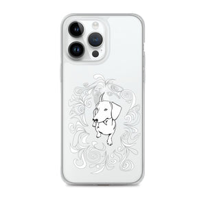 Dachshund Cute Flower - iPhone Case