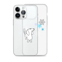 Load image into Gallery viewer, Dachshund Snowflakes - iPhone Case