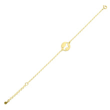 Load image into Gallery viewer, Jack Russell Charm Bracelet - Silver/14K Gold-Plated |Line Circle