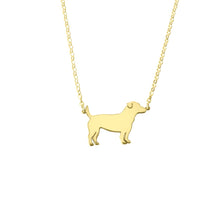 Load image into Gallery viewer, Jack Russell Pendant Necklace - 14K Gold-Plated - WeeShopyDog
