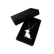 Load image into Gallery viewer, Dachshund Pendant Necklace - Silver |Love - WeeShopyDog