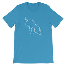 Load image into Gallery viewer, Dachshund Sleep - Unisex/Men&#39;s T-shirt - WeeShopyDog

