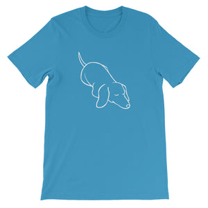 Dachshund Sleep - Unisex/Men's T-shirt - WeeShopyDog