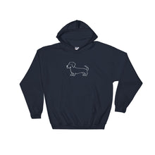 Load image into Gallery viewer, Dachshund Wire Haired - Hooded Sweatshirt - WeeShopyDog