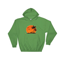 Load image into Gallery viewer, Dachshund Palm Tree - Hooded Sweatshirt - WeeShopyDog
