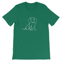 Load image into Gallery viewer, Dachshund Love - Unisex/Men's T-shirt - WeeShopyDog