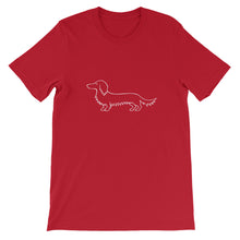 Load image into Gallery viewer, Dachshund Long Haired - Unisex/Men's T-shirt - WeeShopyDog