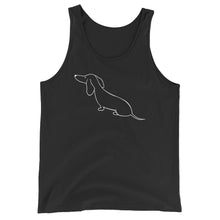 Load image into Gallery viewer, Dachshund View - Unisex/Men's Tank Top - WeeShopyDog