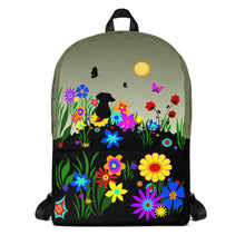 Load image into Gallery viewer, Dachshund Blossom - Backpack - WeeShopyDog
