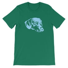 Load image into Gallery viewer, Dachshund Blue - Unisex/Men's T-shirt - WeeShopyDog